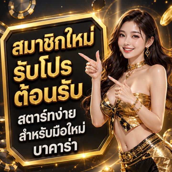 สมาชิกใหม่รับโปรต้อนรับ